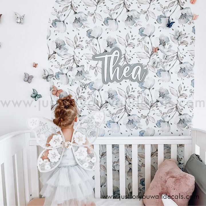 flower arch wall decal, arch wall decal, boho floral arch wall decal