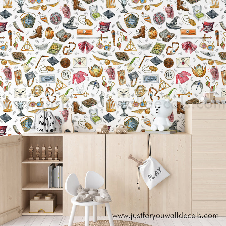 harry potter peel and stick wallpaper