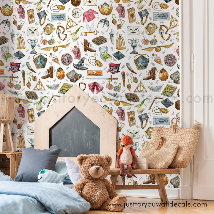 harry potter peel and stick wallpaper