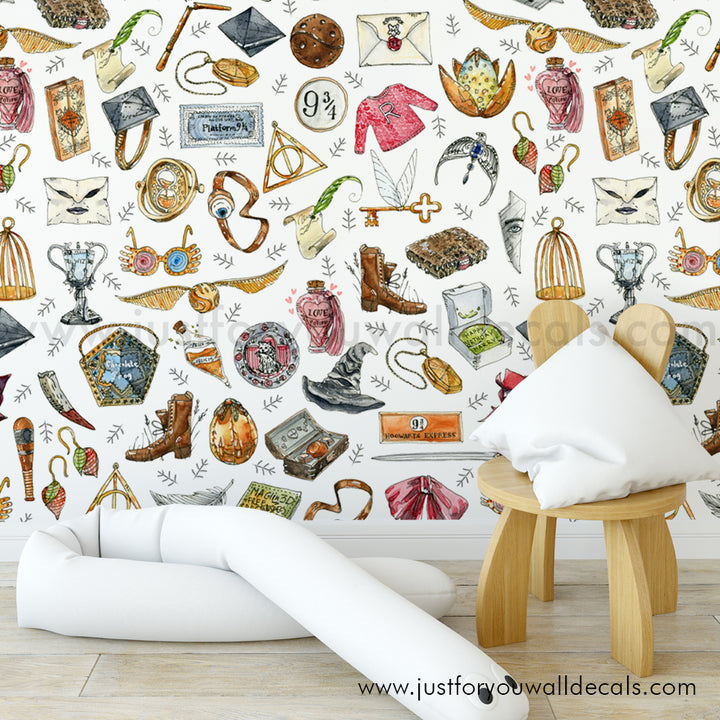 harry potter peel and stick wallpaper