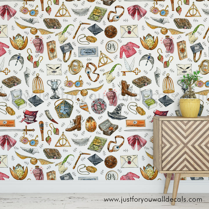 harry potter peel and stick wallpaper