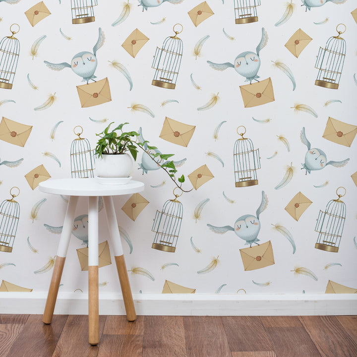 Harry potter peel and stick nursery wallpaper, removable, harry potter nursery wallpaper, peel and stick, pre-pasted wallpaper.