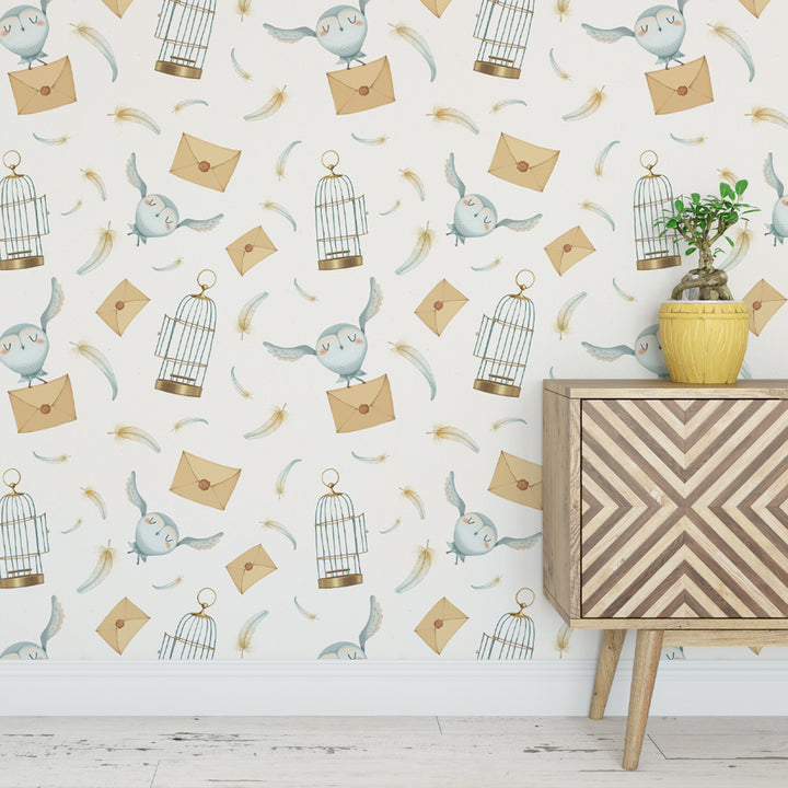 Harry potter peel and stick nursery wallpaper, removable, harry potter nursery wallpaper, peel and stick, pre-pasted wallpaper.
