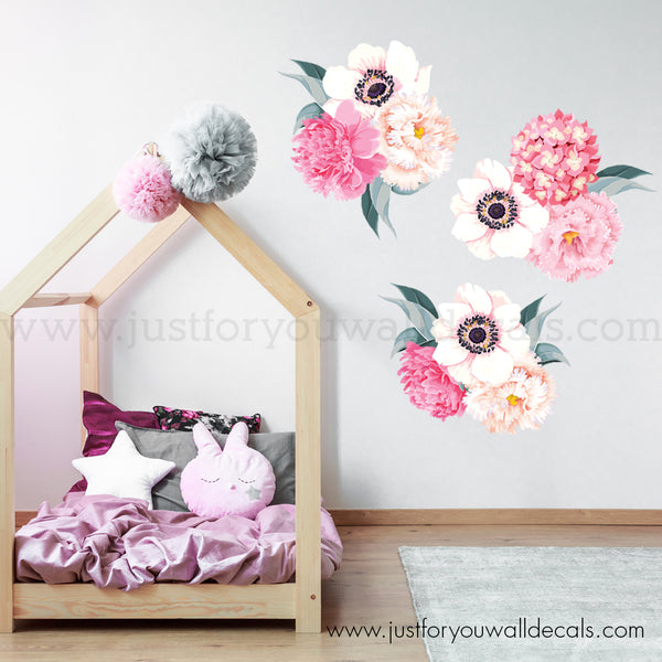flower wall decals