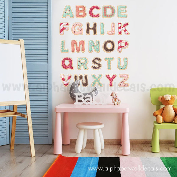 alphabet wall decals