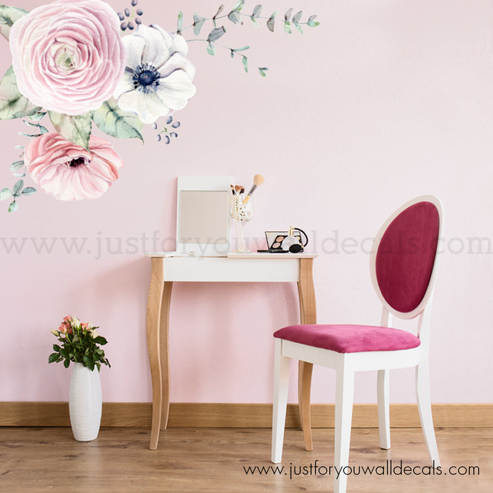 flower wall decals
