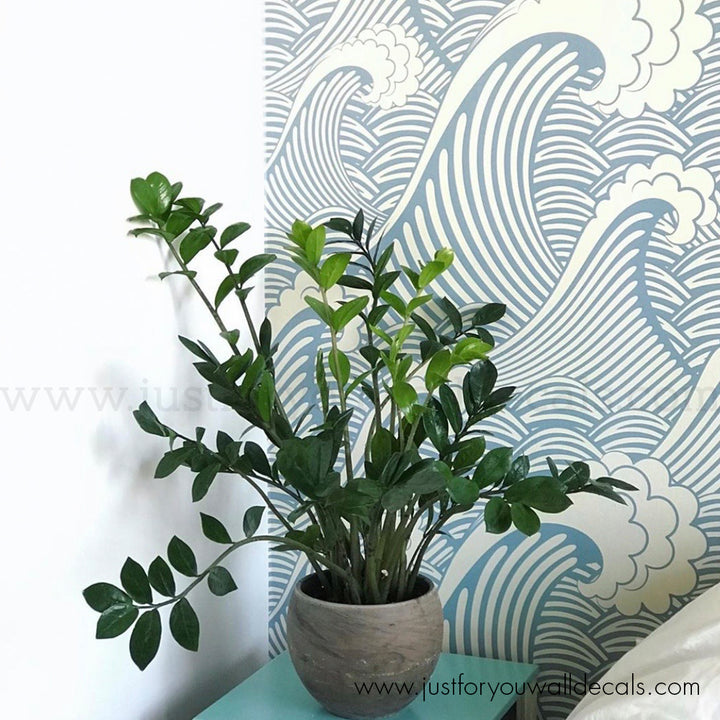 nautical wallpaper, Ocean wave wallpaper, Nursery wall décor, Coastal removable wallpaper, Blue and white wallpaper, Kids room wave pattern, Nautical nursery wallpaper, Modern ocean theme, Wave design wallpaper, Beach inspired décor, Relaxing room decor