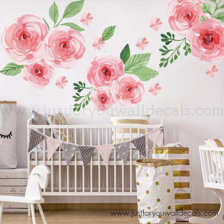floral wall decal