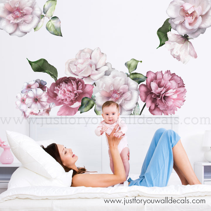 floral wall decals