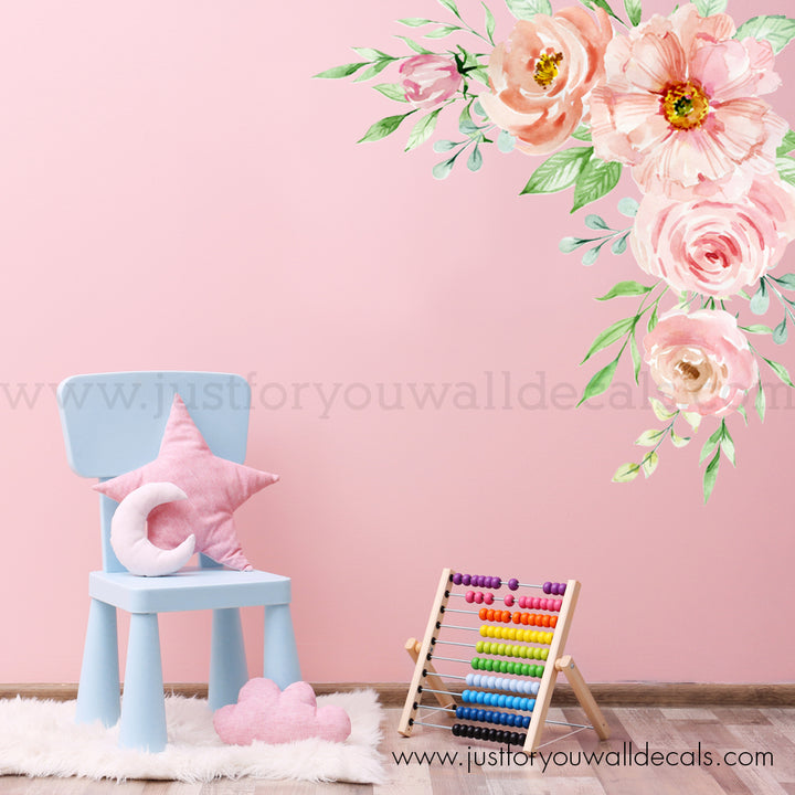 flower wall decals