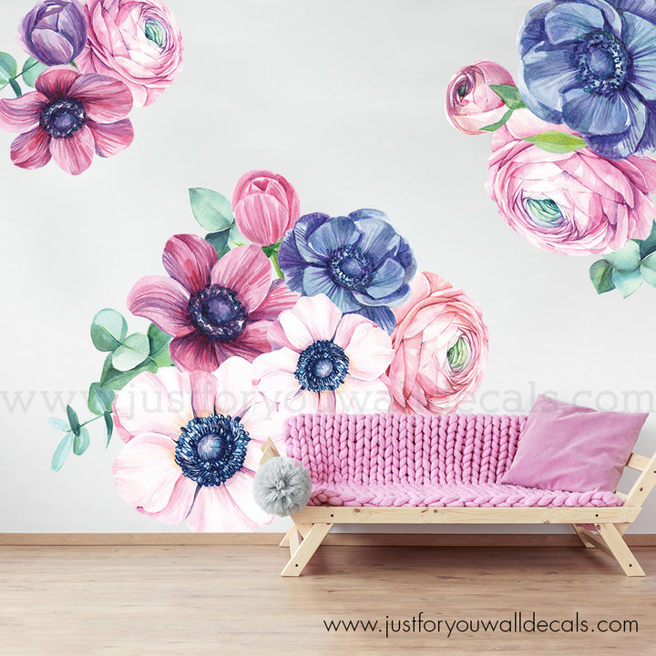 flower wall decals