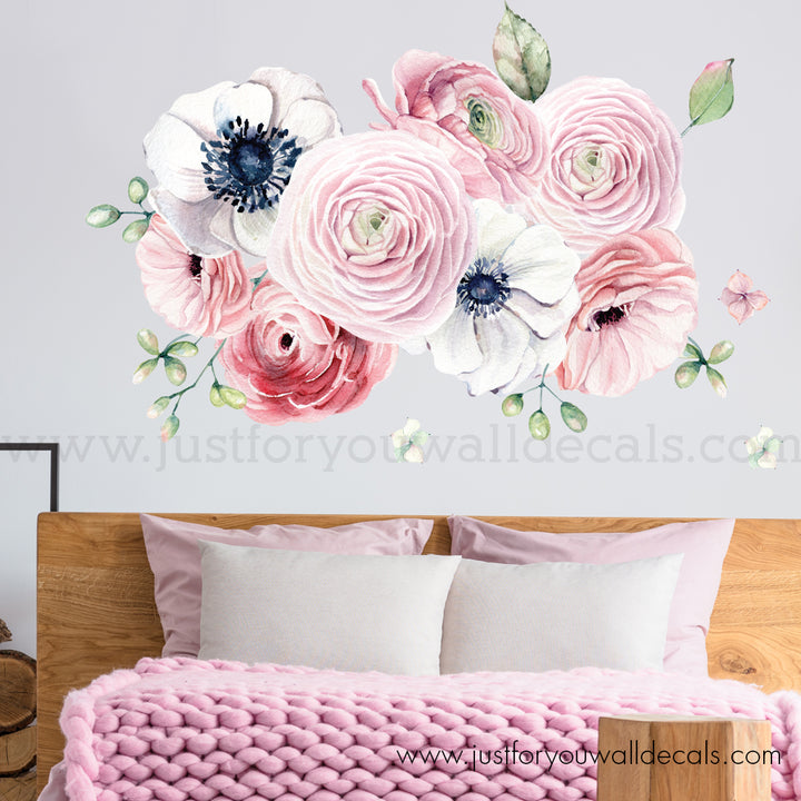 floral wall decals
