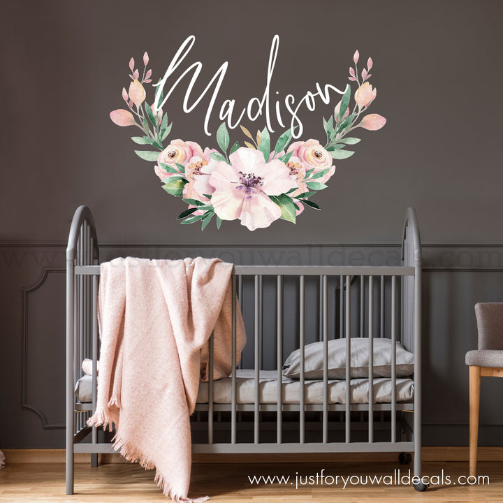 flower wall decal