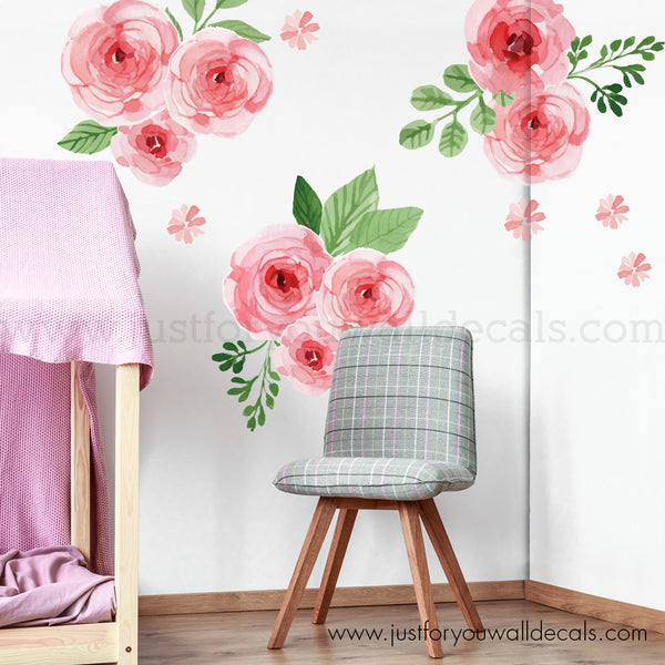 flower wall decals