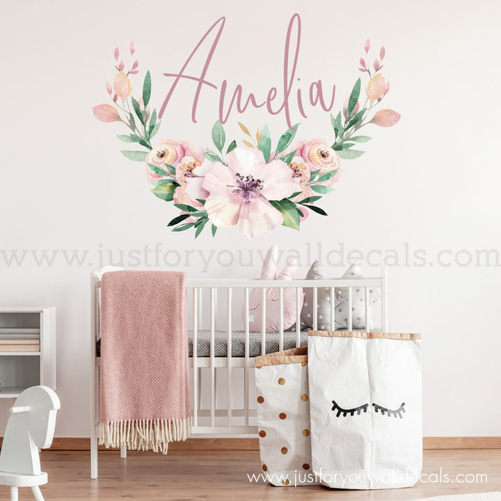 floral wall decals