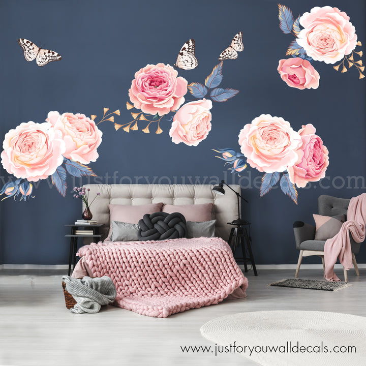 flower wall decals
