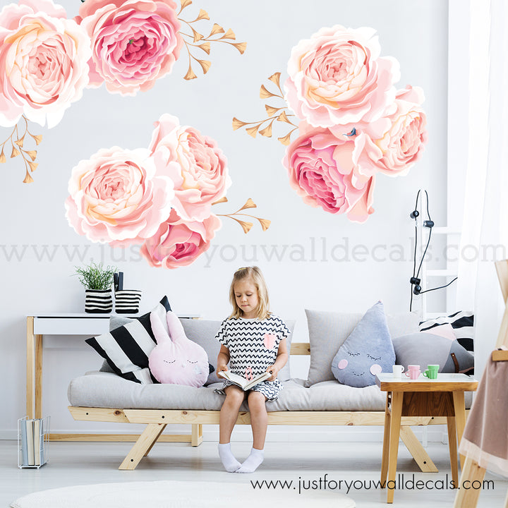 flower wall decal