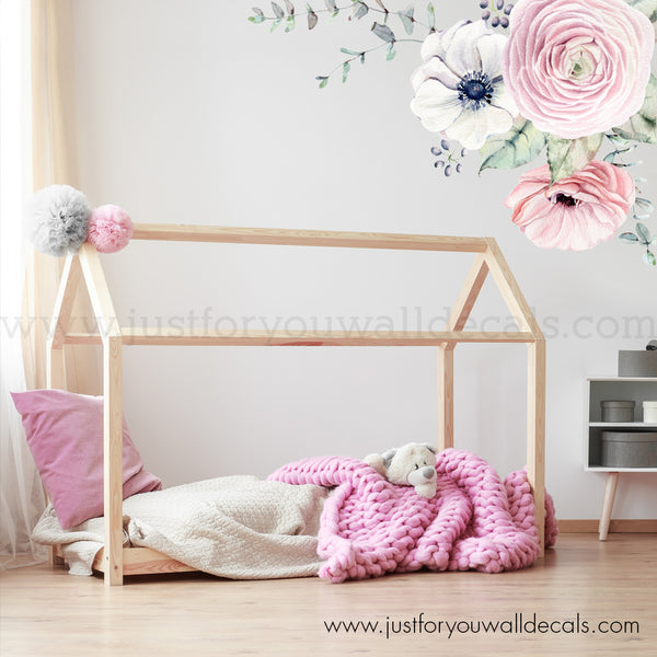 flower wall decals