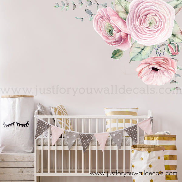 flower wall decal