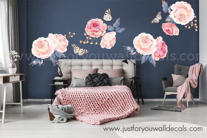 flower wall decals