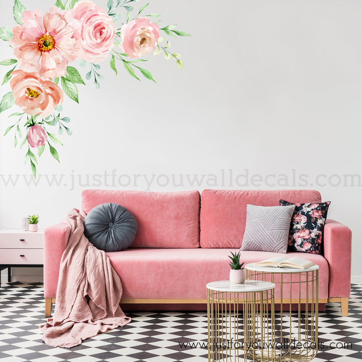 flower wall decal