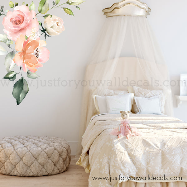 floral wall decals