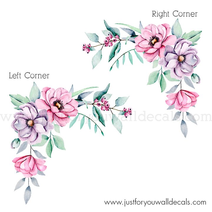 floral wall decals