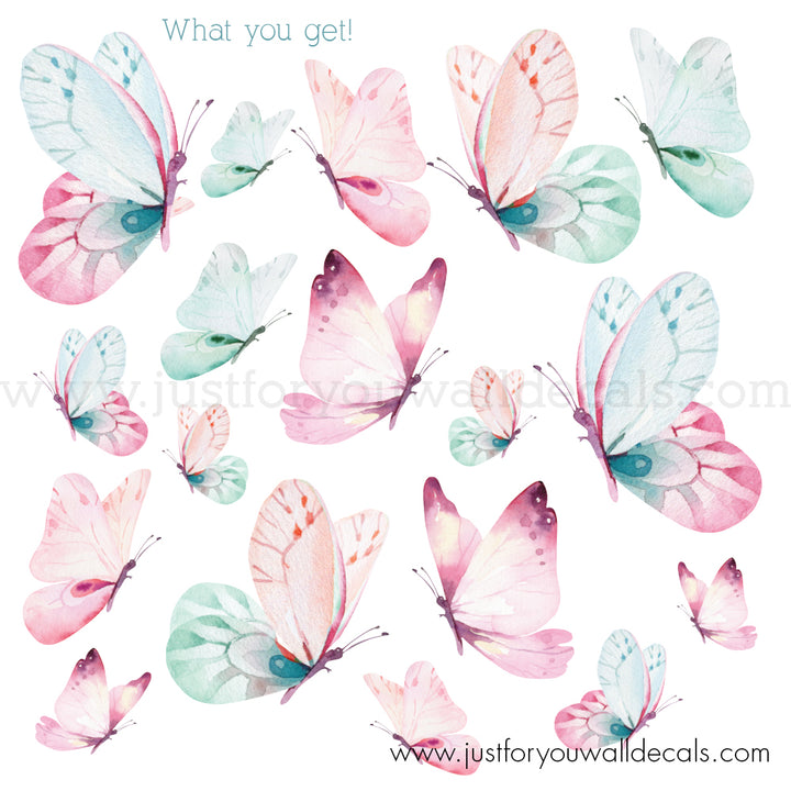 butterfly wall decals