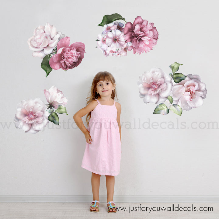 floral wall decals