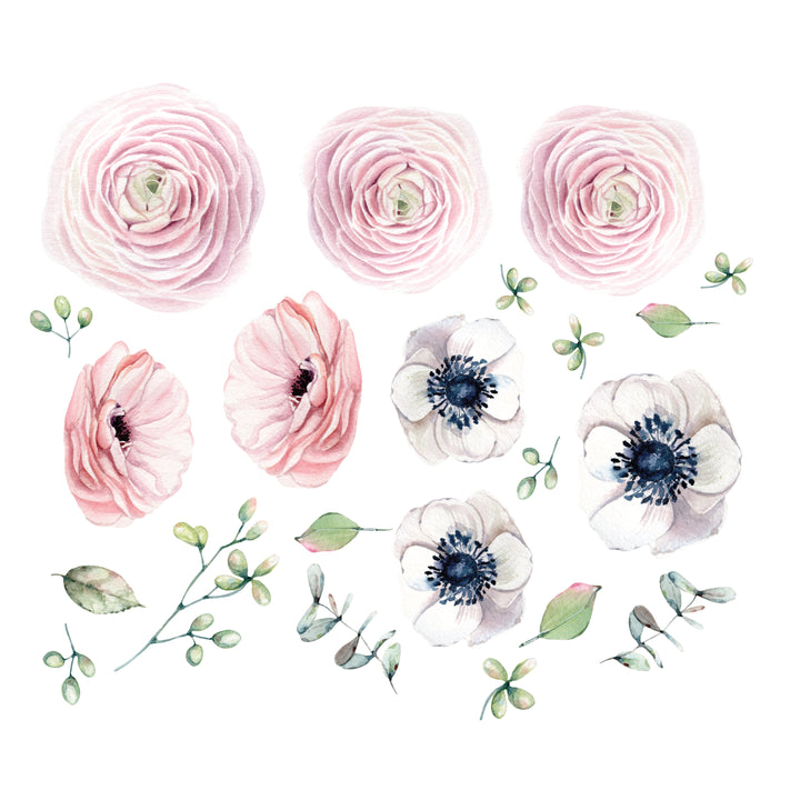 floral wall decals