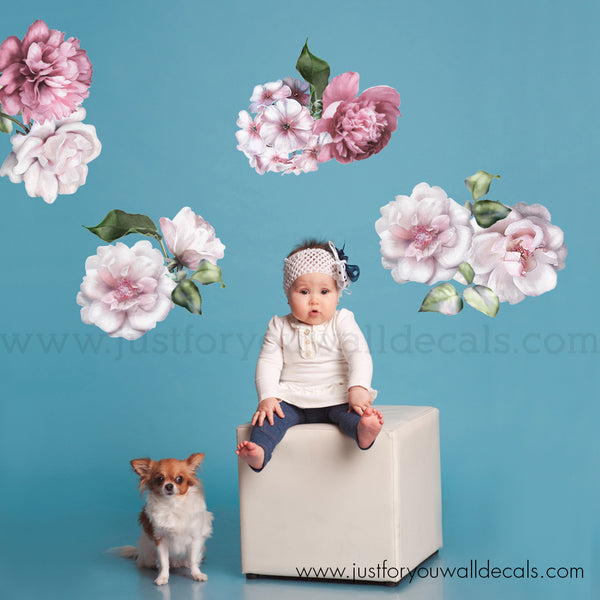 floral wall decals