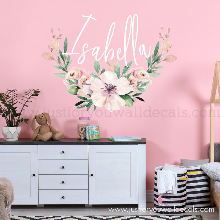floral wall decal
