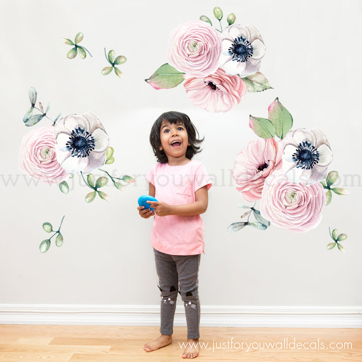 flower wall decal