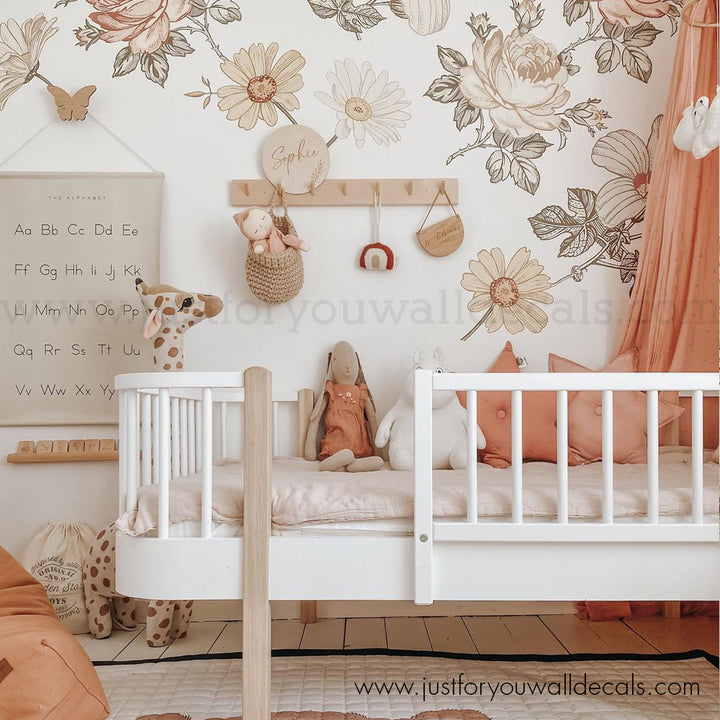 floral wall decals