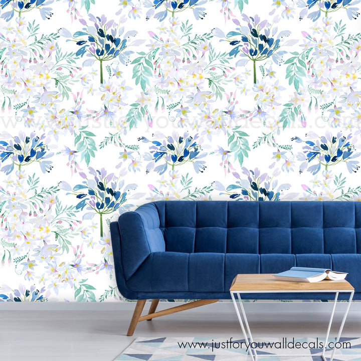 floral wallpaper peel and stick 