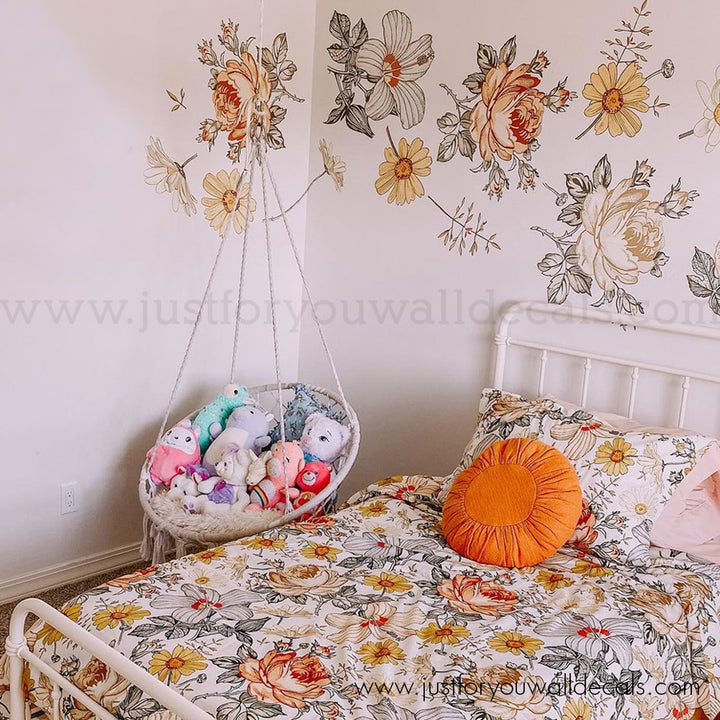 floral wall decals