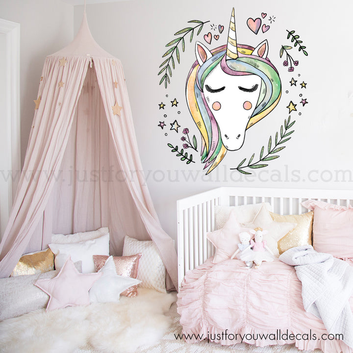 unicorn wall decal