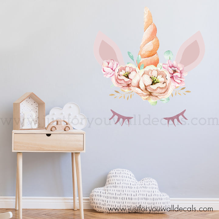 unicorn wall decal