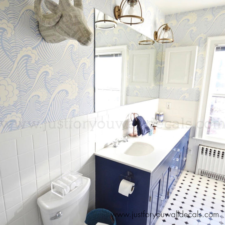 bathroom wallpaper